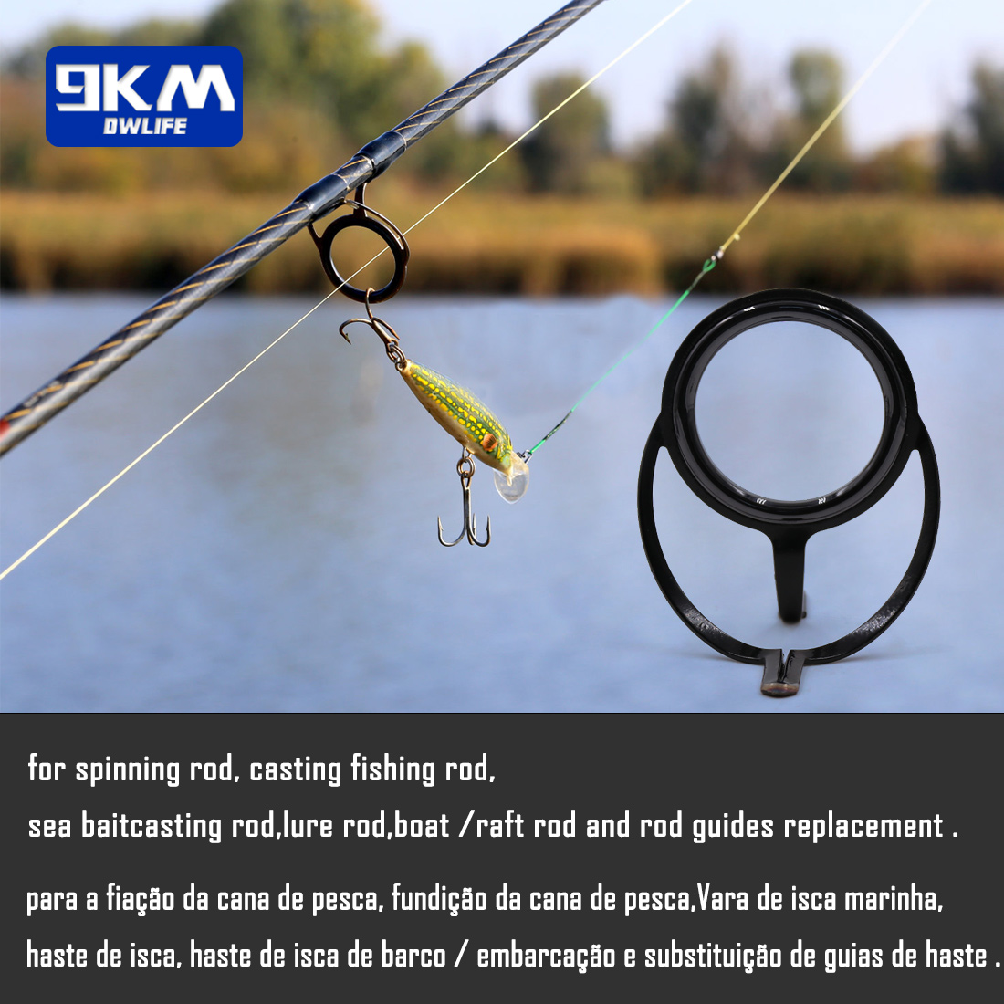 Kit di riparazione per canna d - Fishing Rod Guide Replacement recensione e prezzo